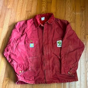 Carhartt coat rust color Agrigold Patch